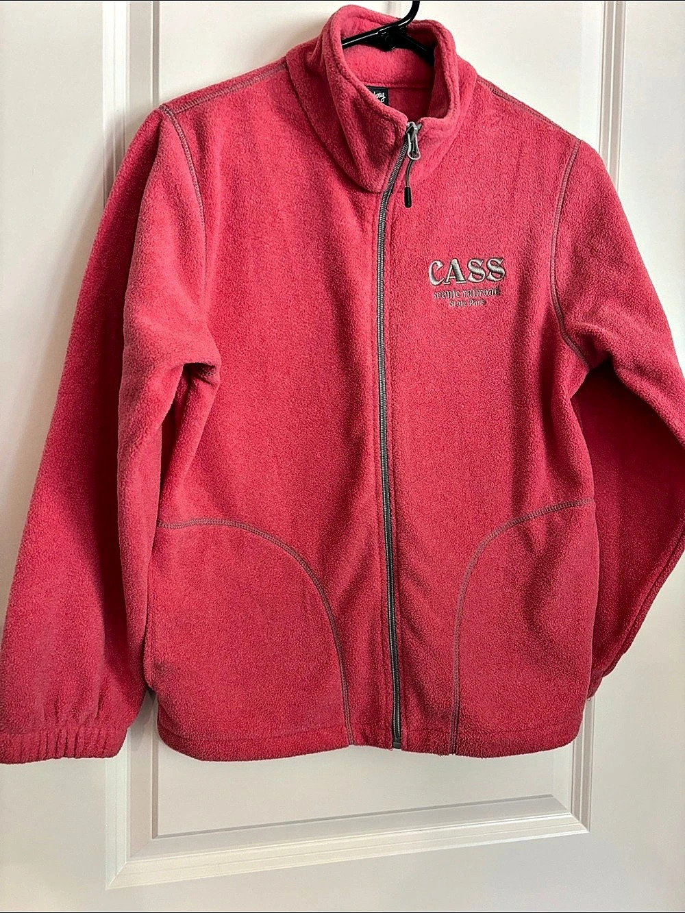Landway Pink Fleece Full-Zip Jacket Size XL